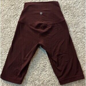 Lululemon Align High-rise 9” Burgundy Shorts Size 2